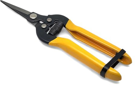 FAST WORLD SHOPPING – Forbice da Giardinaggio, Forbici Potatura di Precisione 7 Pollici in Acciaio, per una Potatura Facile per Fiori, Piante, Bonsai e Orto, Uso Professionale e Fai da Te