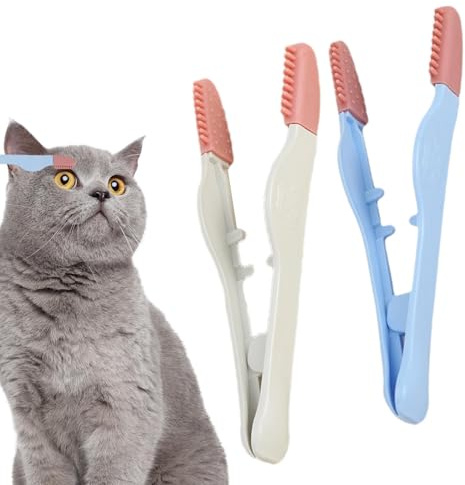 Détachant pour les yeux de chien, détachant pour les larmes de chien - Peigne polyvalent pour les yeux de chien, 2 pièces, brosse pour marques de déchirures d'animaux domestiques | Brosse de nettoyage