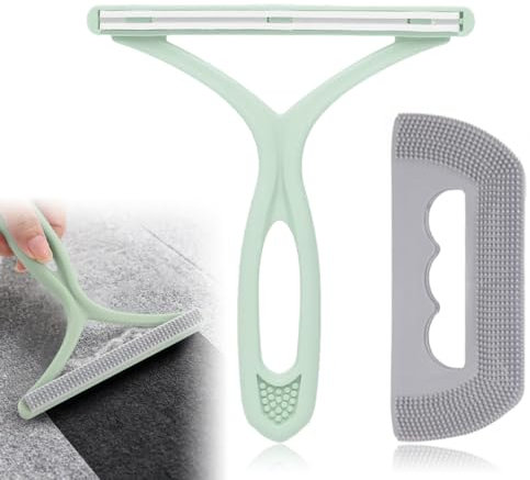XOXVURI 2 Pcs Rasoir Anti Bouloche Décapant De Peluches Portable Décapant De Peluches Réutilisables Lint Remover Nettoyeur De Peluche Brosse Manuel Anti Poil Pour Enlever Les Poils Des Animaux