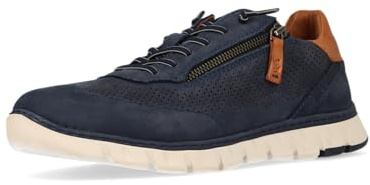 Salamander Zapatos de negocios para hombre, con cordones, plantilla intercambiable, Azul oscuro 4100, 41 EU