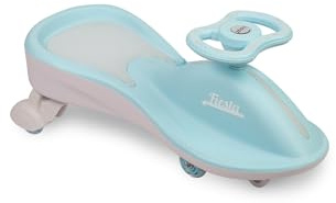 TOYZ - Auto-tamponneuse pour Enfants - Bumper Car Fiesta avec lumières - Développement Moteur - Équilibre de bébé - Siège adapté - Marche Avant et arrière - à partir de 3 Ans - 83×36×38 cm - Bleu