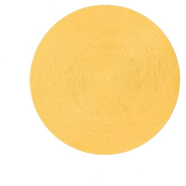 SHALOM - Piattino Porta Candela O Porta Lumino in Alluminio Dorato. Diametro 12 Cm