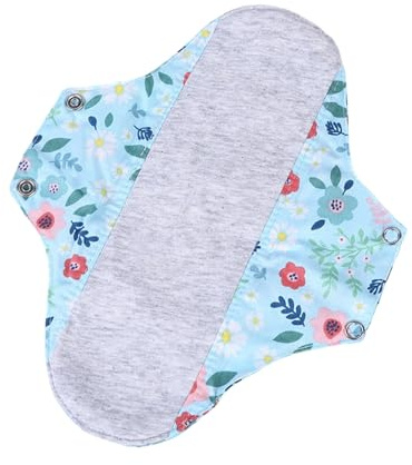 Menstruationspads, vattentät läckagesäker andningsbar bomull – skonsamma sanitetsbindor för menstruation, för känslig hud, vardag, resor, sport, hem, kontor