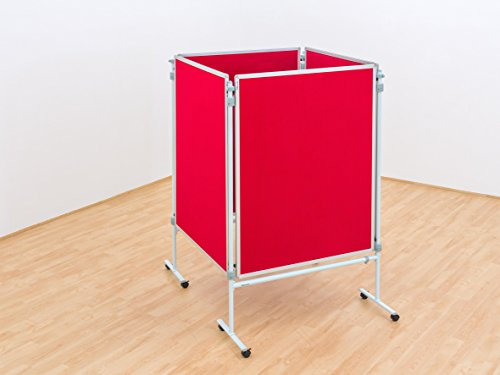 Betzold - Stellwand-Cart Sparset Quadrat - Moderationstafel, mobile Trennwand, Pinnwand