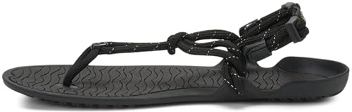 Xero Shoes Women's Aqua Cloud Barefoot Water Sandals, Black, 11