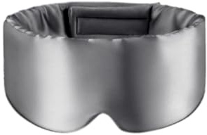 BOLLSEN - Deep Sleep Mask Seidenschlafmaske Maulbeerseide.Schlafhimmel - Seidenschlafmaske Maulbeerseide (3 Augenmasken,Grau)