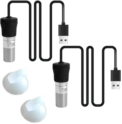 GERUI 2 STK 5W USB-Aquarium-Heizstab, Automatische Temperaturkontrolle