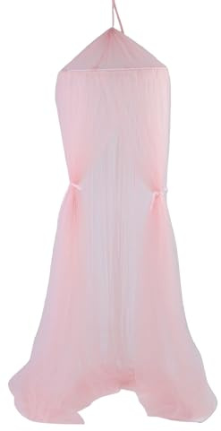 EMUKOEP Dosel de Cama de Princesa para Niñas, Cortina de Cama de Cúpula Redonda, Dosel Rosa de Ensueño para Habitación de Guardería, para Decoración de Dormitorio de Niñas