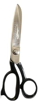 Stainless Steel Heavy Duty Black Color Handle 8'' & 10''Dress Making Carpet Scissors Heavy Shears Fabric Cutting Sharp Tailor Crafting Scissors (8'')