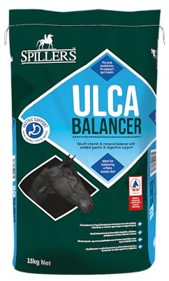 SPILLERS Ulca Balancer Horse Feed, 15KG - Horse Feed to Provide a Balanced Diet for Horses and Ponies with Added Gastric and Digestive Support - Whole Cereal Grain Free, Low in Starch and Sugar