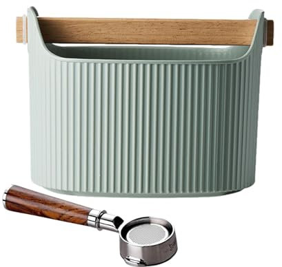 Boîte à café – Boîte à café expresso 1300 ml, boîte à café portable | Poubelle à expresso, heurtoir à café, poubelle absorbant les chocs, poubelle à café moulu, boîte à frapper pour la maison