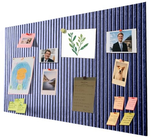 40 x 60 cm anslagstavla stor självhäftande – dekorativ anslagstavla av filt, pinvägg, korktavla, vikbar fotopanel, planeringstavla för kontor, hem och barnrum