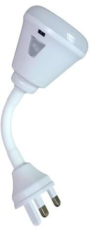Plug in Motion Sensor Night Light, LED Infrared Sensor Light 6W Light AC 85-265V PIR Infrared Sensor Motion Detector Light Bulb Lamp (Warm White)