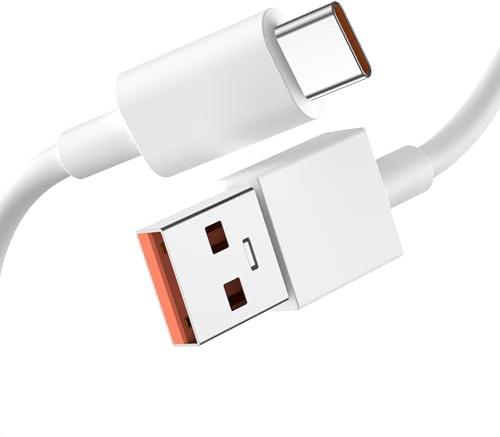 120 W 6 A hypercharge-laddningskabel för Xiaomi Redmi Note 17 15 15T 14 14T 13 13T 12 Ultra Pro 5G A3 14 C 15C, POCO F8 F7 M7 X7 C85, Turbo snabbladdningskabel original 67 W/90 W, USB A till