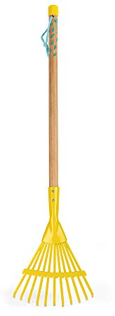 Janod - Happy Garden Large Leaf Rake - Outdoor Game - J03190