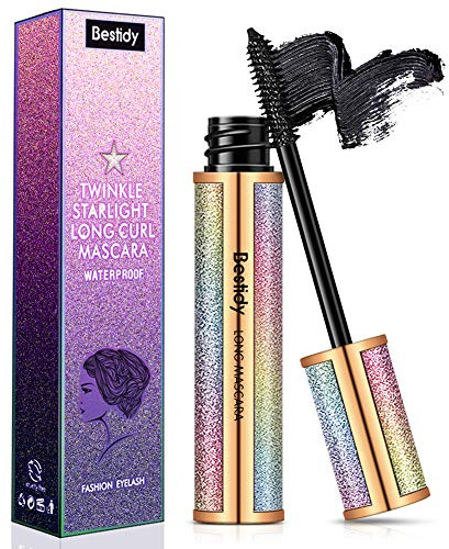 Bestidy 4D Silk Fiber Lash Mascara - Natural Waterproof, Smudge-proof, Thickening & Lengthening, No Clumping, Lasts All Day