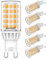 Eco.Luma G9 LED Dimmbar Lampen 6W, Warmweiß 2700K Glühbirnen Ersatz für 50W 60W Halogenlampen, Standard G9 Sockel Birne Kein Flackern, AC220-240V, 360° Abstrahlwinkel LED Leuchtmittel, 5er Pack