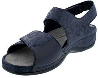Berkemann Damen Rina Sandale, blau Panther, 40 EU
