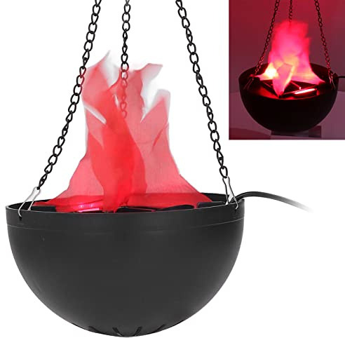 Lámpara de Llama Artificial 3D, Luz Colgante Decorativa, Fuego Falso, Accesorio para Fiesta de Halloween