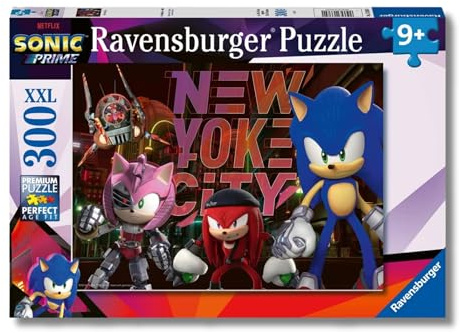 Ravensburger Kinderpuzzle 13384 - Die Parallelwelt - 300 Teile XXL Sonic Puzzle für Kinder ab 9 Jahren