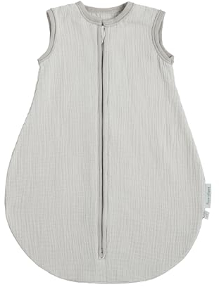 Baby's Only - Schlafsack Baby Fresh ECO - 0.6 TOG - 70 cm - Pucksack - Sommerschlafsack aus 100% Bio-Baumwolle - Strampelsack für Jungen und Mädchen - 3-6 Monate - Hydrophilem Stoff - Urban Taupe