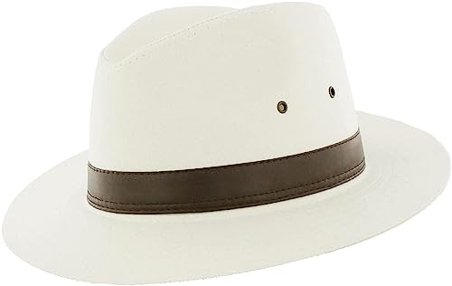 The Hat Company Mens Cotton Fedora A232