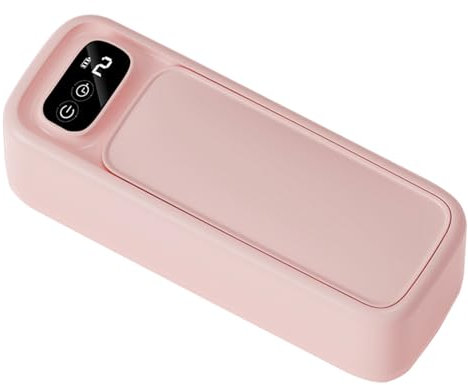 Ultrasonic Cleaner,Home Jewellery Cleaner,47000Hz Portable Glasses Cleaner，Jewellery Cleaner with 2 Modes Glasses Cleaner Machine Suitable for Jewelry,Rings, Necklaces, Watches (Pink)