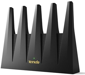 Router WiFi 7 Tenda BE12 Pro BE7200, Doble Banda, 2 Puertos 2.5G + 3Giga, CPU Quad-Core, Compatible con OpenWrt, 4K-QAM, MLO y VPN. Wi-Fi doméstico de Alta Velocidad.