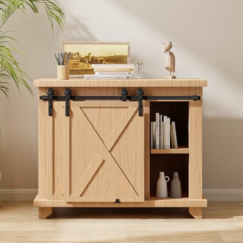 BONIKLUBA Mini Schiebetür Komplettset Schiebetürbeschlag 167.7cm Laufschiene mit Rollen Schiebetürsystem für Bypass Doppel Schiebetür Holz (Keine Schranktüren)