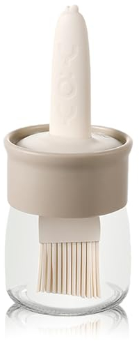 Soßen- und Ölflasche mit Silikonpinsel für die BBQ-Küche - 6,8 Unzen (200 ml)