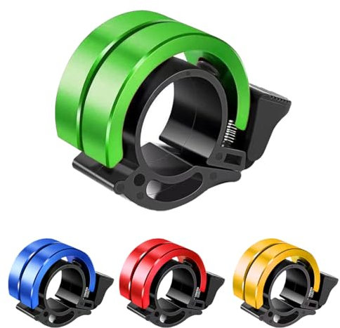 Ruayia Campanello per Bicicletta da Mountain Bike, Mini Campana per Bici, Campana per Bici Biker Bell, Campana per Bicicletta per MTB Mountain Bike, Perfetta per gli Appassionati di Ciclismo 22-22,8