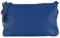 modamoda de T258 Damen Leder Umhängetasche Clutch Kosmetiktasche handmade in Italy, Farbe:Signalblau