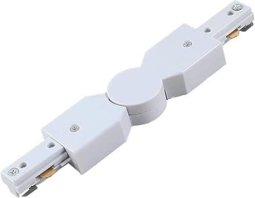 Bravsekai Accesorios de iluminación de riel tipo H, conector ajustable de pista H para riel de 3 cables y 1, conector de pista para sistema de pista H, kit de iluminación de pista LED