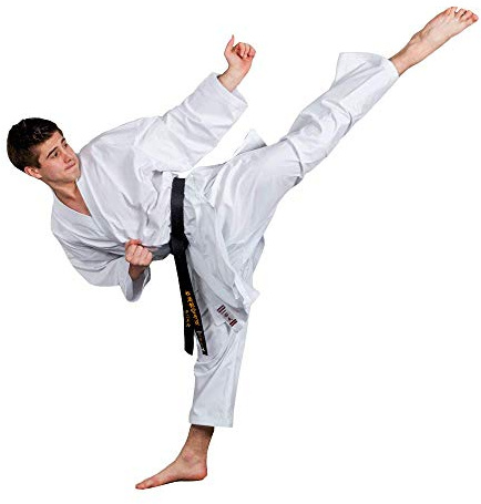 KAITEN New Dynamic Costume de karaté avec élastique Blanc, Blanc., 170