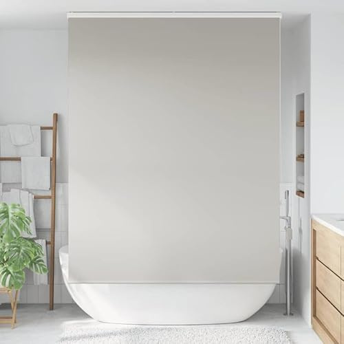 Store de douche avec cassette 150 x 240 cm, matériau PEVA, imperméable et durable, idéal pour la salle de bain, largeur du tissu 146 cm