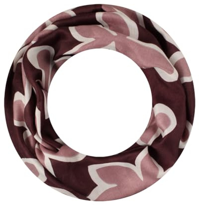 Majea Loop Schal Damen Schlauchschal Halstuch schmaler Loopschal (880052) (rot 14)