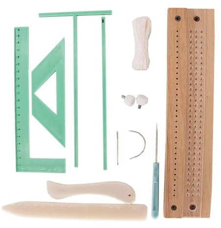 Yunmeryker Kit de Reliure, Outils de Reliure, Accessoires de Reliure, Outils de Reliure pour Débutants avec Des Composants Robustes En Bois et En PP pour Les Art