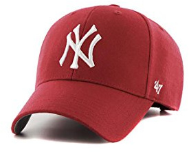 '47 Brand MVP17 Adjustable Cap NY Yankees Rot Weiß