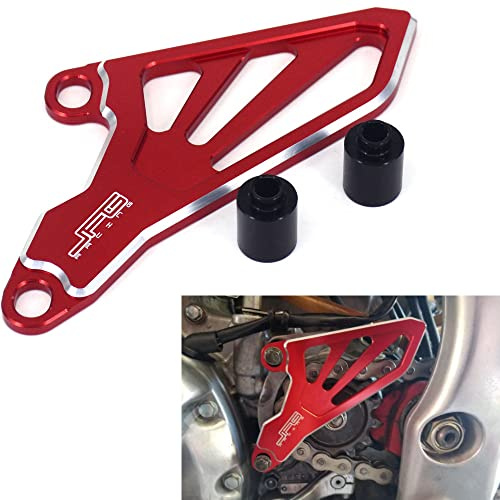 Protezione catena paracatena anteriore per moto CNC per CR250R 02-07 CRF250R 04-09 CRF250X 04-17 CRF450R 08 - Rosso