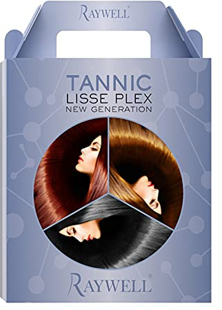 Raywell Kit Tannic Lisse Plex New Generation Set Pre Shampoo + Streightener + Conditioner 450 ml