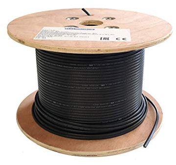 Cavo riscaldante autoregolante LTC – 16 W/m – per proteggere dai danni al gelo alle grondaie e all'esterno – Riscaldamento tubolare – Funzionamento senza gelo dei moduli PV – 250 lm su tamburo