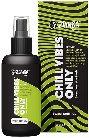 ZUMBA Sweat Contral Deo für Damen und Herren - 150 ml - Post-work Antitranspirant Deodorant Spray, Deospray für nach dem Sport, Anti Schweiß Spray ohne Rückstände oder Flecken, Alternative zu Deostick