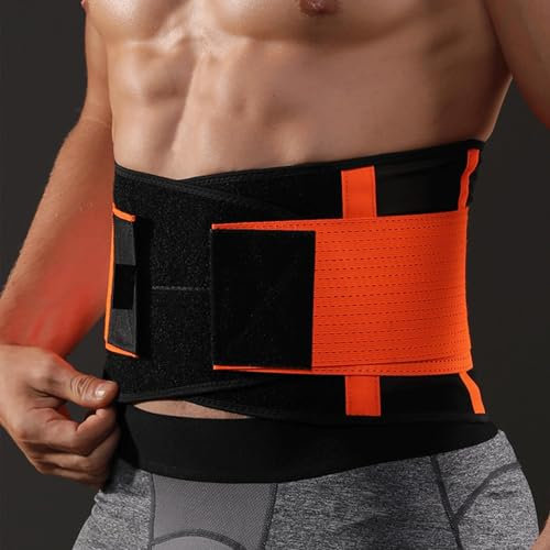 HYJO Cintura Supporto Lombare, Fascia Lombare Posturale, Supporto per La schiena Allevia Il Dolore Alla Schiena Alla Vita, Adatto Tutte Le Età e Occupazioni Uomo Donna(M)