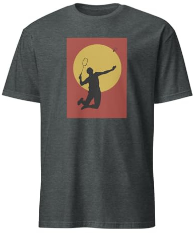 Badminton T-shirt | Tshirt Badminton herr dam | Badminton Sport T-shirt | Badminton Cadeau Joueur | Badminton Original T-shirt | Idée Cadeau Anniversaire Badminton, Badminton Smash T-shirt