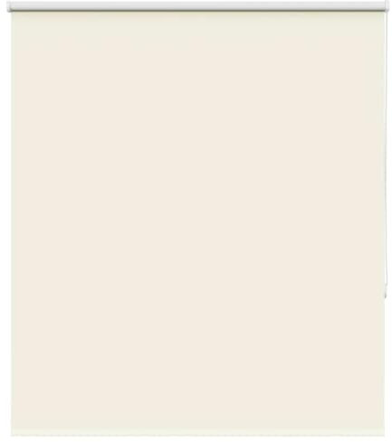 vidaXL Verdunkelungsrollo Cremeweiß 120x150cm Stoffbreite 116,6cm, Rollo, Klemmfix, Thermorollo, Verdunklungsrollo, Klemmrollo, Fensterrollo