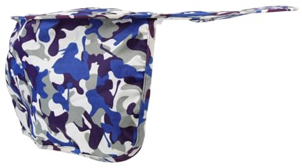 AUTSUPPL Protezione Sole per Casco Sicurezza Copertura e Traspirante per Casco da Parasole Blu Mimetico per Cappelli da Costruzione e Adatto per Adulti Outdoor