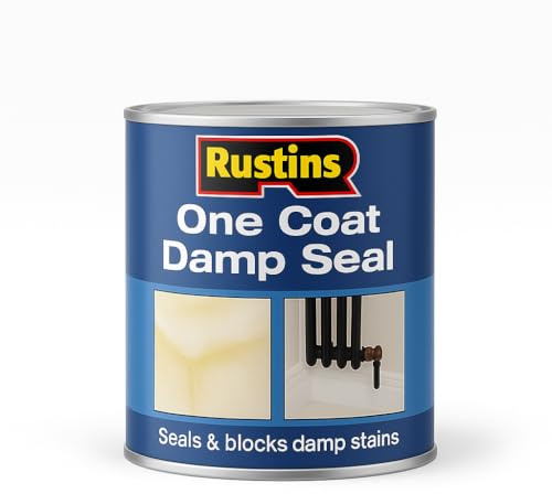 One Coat Damp Seal 250ml | White Quick Dry Paint for Sealing Damp Walls & Ceilings | Blocks Stains, Prevents Damp Showing Through | Interior Use