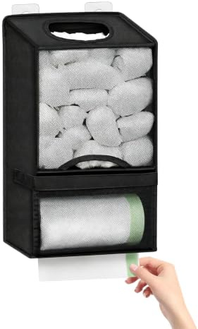 Soppåshållare och Dispenser Väggmonterad Förvaringsorganiserare med