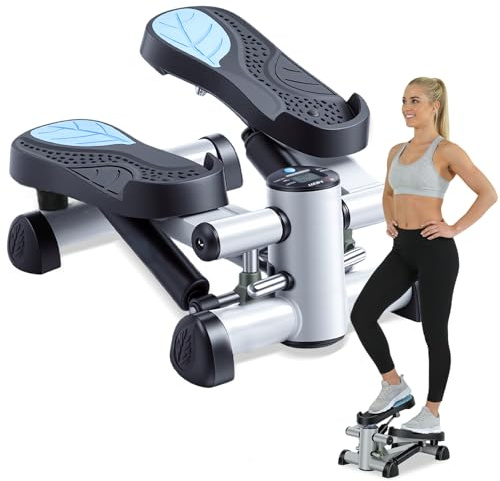 Efitment Mini Stepper Steppers for Exercise at Home Stair Step Cardio Thigh Master Workout Equipment Fitness Pedal Exerciser Non-Slip Pedals LCD Digital Monitor Climber - S021