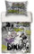 beties Graffiti-Move Jugend Wende Bettwäsche-Set ca. 155x220/80x80 cm digitaler Biking Cool feinste Baumwolle Graphit